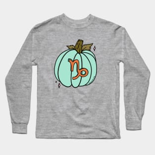 Capricorn Pumpkin Long Sleeve T-Shirt